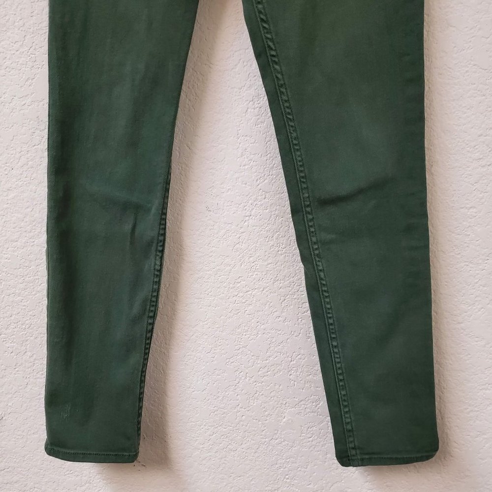 Abercrombie & Finch Skinny Jean Green Women's Size 4 (WP229) - Picture 4 of 8